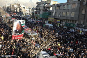 حضور میلیون ها تهرانی در تشییع پیکر مطهر سردار قاسم سلیمانی - 2