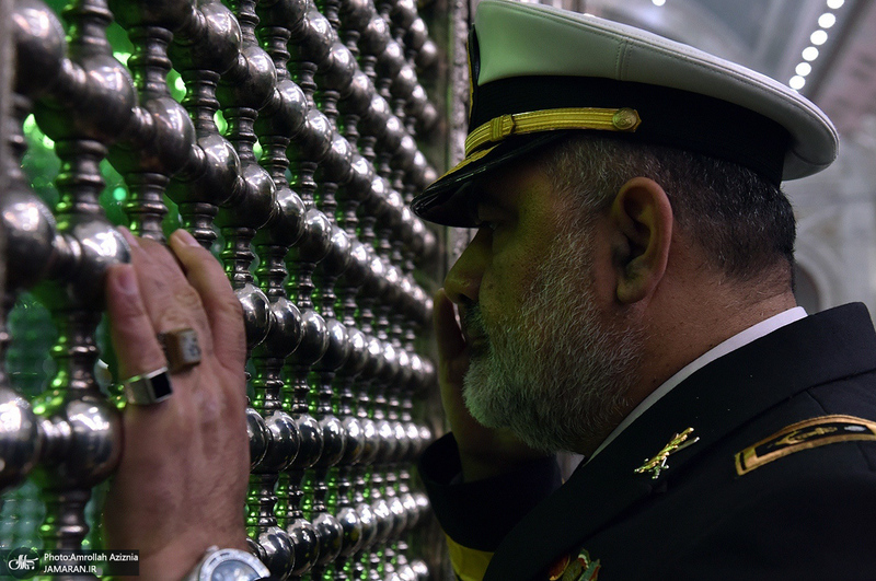 تجدید میثاق فرمانده و پرسنل نیروی دریایی ارتش جمهوری اسلامی ایران با آرمان‌های امام خمینی(س)