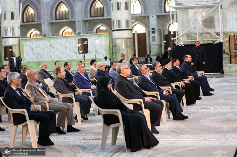 تجدید میثاق رئیس جمهور و اعضای دولت با آرمان های حضرت امام خمینی (س)