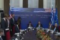 اظهارات ضد ایرانی روبیو در میان قول همکاری یونان درباره تنگه هرمز/ ما نمی‌توانیم بپذیریم که یک کشور واحد کنترل یک مسیر دریایی حیاتی را در دست داشته باشد
