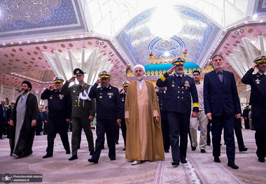 تجدید میثاق فرمانده و پرسنل نیروی دریایی ارتش جمهوری اسلامی ایران با آرمان‌های امام خمینی(س) 