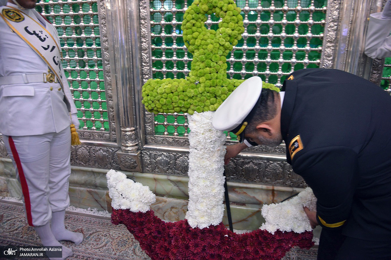 تجدید میثاق فرمانده و کارکنان نیروی دریایی ارتش جمهوری اسلامی ایران با آرمان‌های امام خمینی(س)