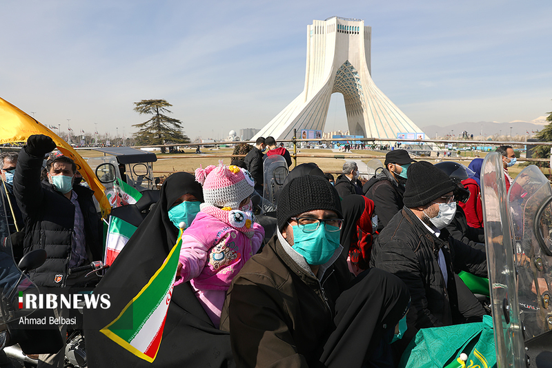 راهپیمایی 22 بهمن در تهران -2