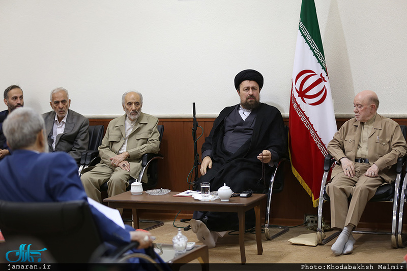 دیدار اعضای شورای مرکزی حزب موتلفه اسلامی با سید حسن خمینی 