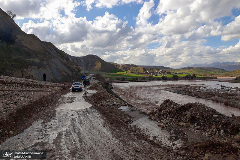 خسارات سیل به شهر کوهدشت و روستاهای بخش شاهیوند شهرستان چگینی