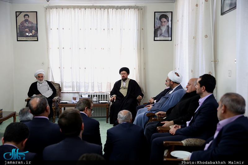 دیدار مدیران و کارکنان موسسه اعتباری کوثر با سید حسن خمینی‎