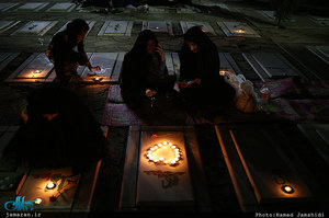 مراسم احیای شب بیست و یکم ماه مبارک رمضان در گلزار شهدا