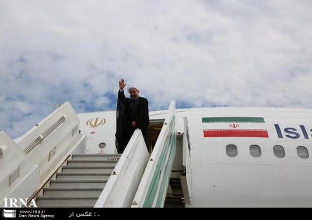 رییس جمهوری بندرعباس را به مقصد تهران ترک کرد
