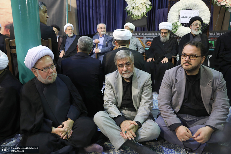 مراسم بزرگداشت همسر آیت الله موسوی بجنوردی (ره) در حسینیه شماره یک جماران-3
