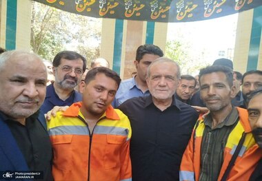 پزشکیان به قم سفر کرد + عکس