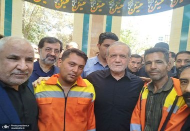 پزشکیان به قم سفر کرد + عکس