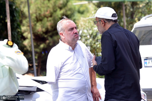 مراسم خاکسپاری سیدعلی صنیع خانی در بهشت زهرا (س) تهران