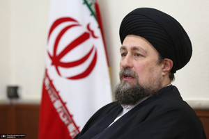 دیدار دکتر ظریف  معاون راهبردی رئیس جمهور و جمعی از مدیران با سید حسن خمینی