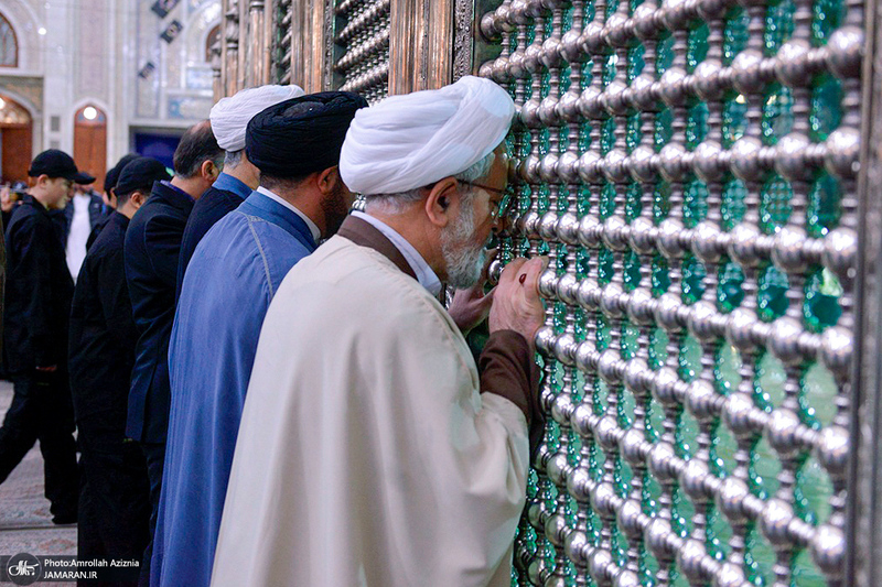 جشن عبادت و تکلیف فرزندان کارکنان معاونت پشتیبانی سپاه در حرم امام خمینی (س)