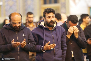 مراسم آغاز  سال 1401 در حرم کریمه اهل بیت (ع)‎