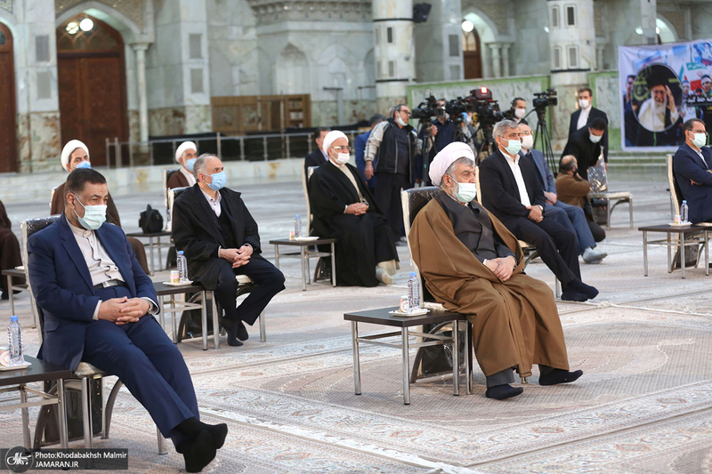 تجدید میثاق رئیس قوه قضاییه و مسئولان قضایی با آرمان‌های امام خمینی(س)