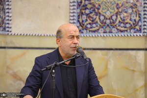 مراسم بزرگداشت شهیدان «علی رازینی» و «محمد مقیسه» در مسجد اعظم قم‎