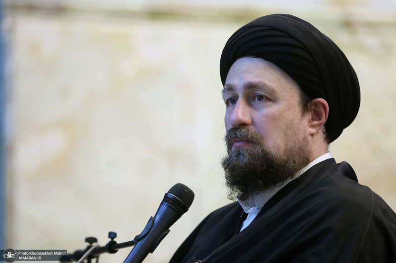 دیدار رئیس سازمان بهزیستی و جمعی از توان یابان این سازمان با سید حسن خمینی