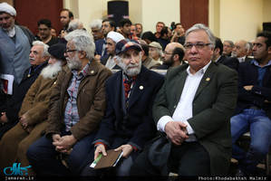 دیدار وزیر و معاونان وزارت فرهنگ و ارشاد اسلامی و جمعی از هنرمندان با سید حسن خمینی