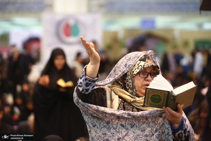 احیای شب بیست و یکم ماه مبارک رمضان در مصلی امام خمینی (ره) تهران