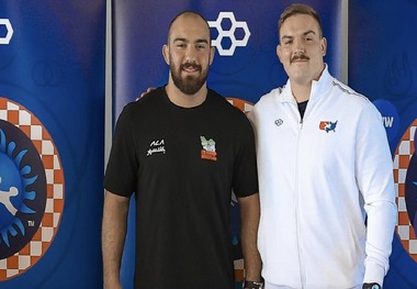 کری خوانی غول های ایرانی و آمریکایی برای طلای کشتی قهرمانی جهان