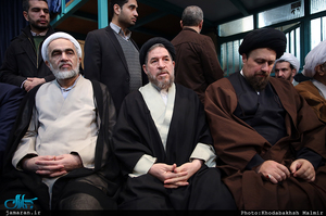 مراسم وداع با پیکر آیت الله هاشمی رفسنجانی(ره) در حسینیه جماران-10