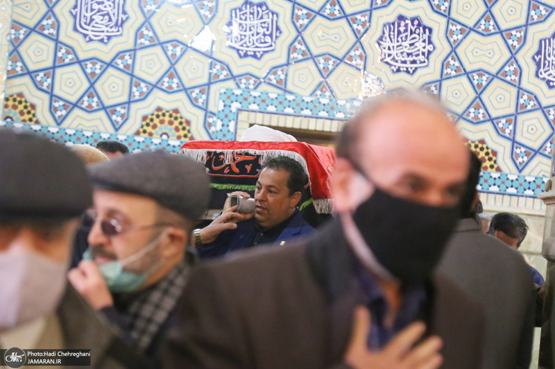 مراسم تشییع آیت الله مجتهد شبستری(ره) در قم