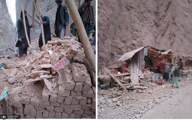 تصاویری از زلزله بزرگ در شمال افغانستان