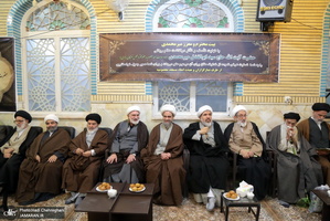 مراسم شب هفتم آیت الله سید ابوالفضل میرمحمدی(ره) در قم