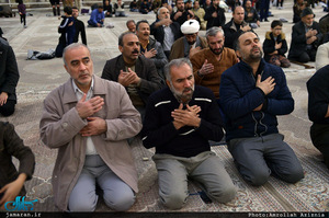 مراسم عزاداری شهادت امام حسن عسکری در حرم امام خمینی(س) 