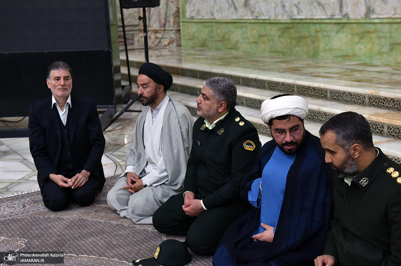 تجدید میثاق دانشجویان و فرماندهان دانشگاه افسری و تربیت پلیس امام حسن مجتبی‎‎ (ع) با آرمان حضرت امام خمینی (س)