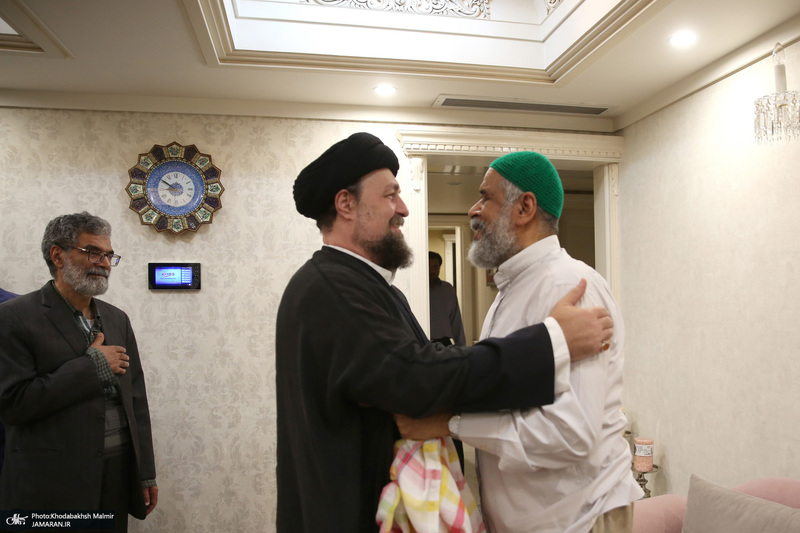 عیادت سید حسن خمینی از  حجت الاسلام سید محمود علوی