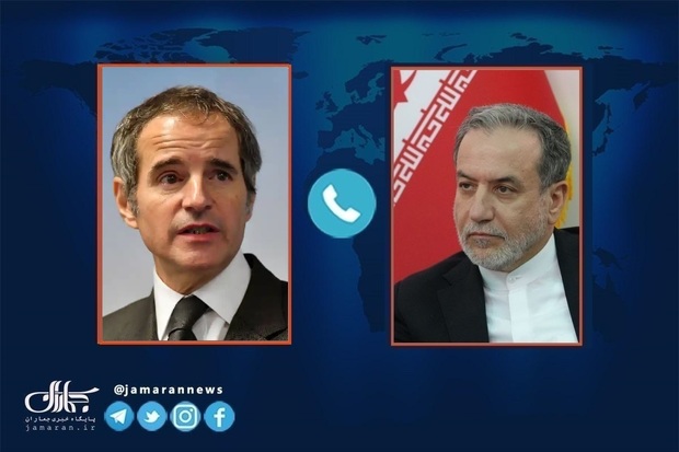 گفت‌وگوی تلفنی وزیر خارجه با مدیرکل آژانس اتمی/ عراقچی، گروسی را در جریان آخرین وضعیت روند مذاکرات غیرمستقیم ایران با آمریکا قرار داد