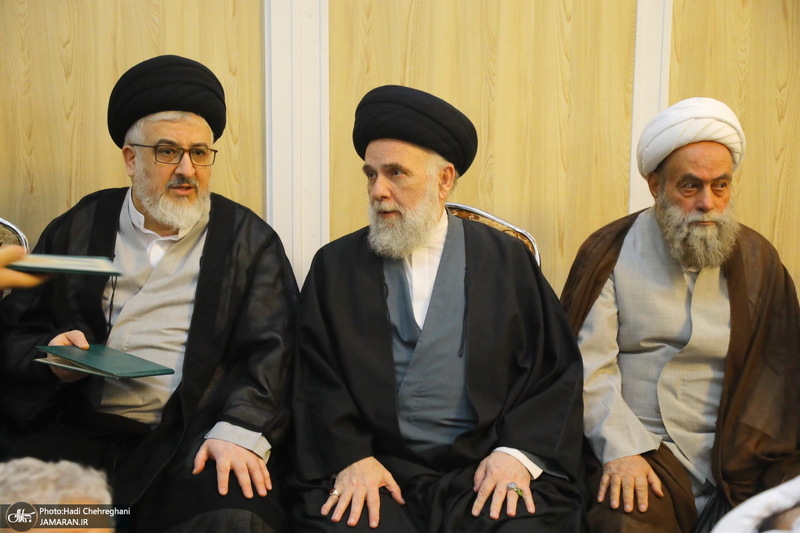 مراسم چهلمین روز درگذشت مرحوم آیت الله سید هادی سیستانی در قم‎