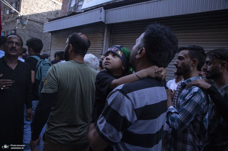 دسته عزاداری سنتی در کشمیر ھند