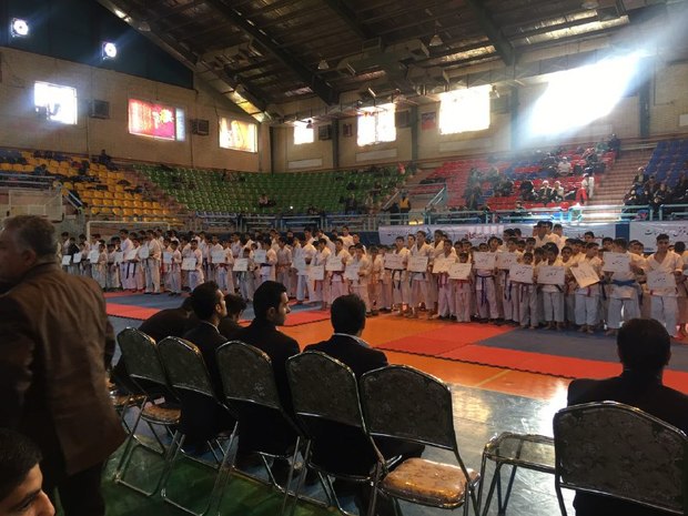 470 شرکت کننده در لیگ کاراته کرمان