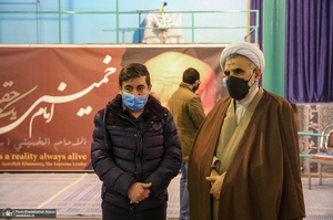 مراسم تشییع حجت الاسلام و المسلمین علی اصغر سعادتی در حسینیه جماران