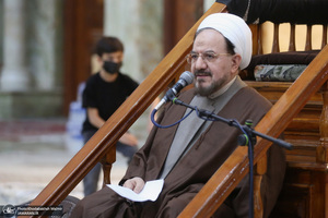 مراسم چهلمین روز در گذشت نوه قدرت الله علیخانی در حرم مطهره امام خمینی (س)