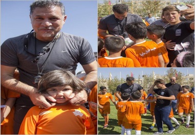 علی دایی در آکادمی سایپا +عکـس