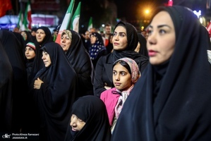 هفتاد و هفتمین اجتماع پر شور مردم در محله نیروی هوایی