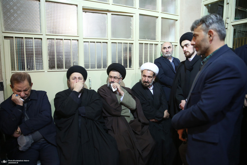 مراسم سالگرد رحلت آیت‌الله سید محمد موسوی بجنوردی در حسینیه جماران  -2