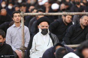 مراسم عزاداری شهادت حضرت امام علی(ع) با حضور آیت الله العظمی وحید خراسانی