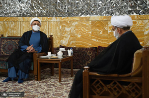 دیدار سرپرست موسسه تنظیم و نشر آثار امام خمینی(س) با تولیت آستان قدس رضوی / مروی - کمساری