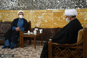 دیدار سرپرست موسسه تنظیم و نشر آثار امام خمینی(س) با تولیت آستان قدس رضوی / مروی - کمساری