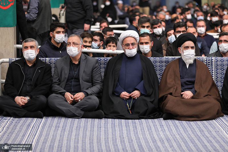 اولین شب مراسم عزاداری حضرت فاطمه‌ زهرا (س) در حسینیه امام خمینی