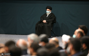 آخرین شب مراسم عزاداری حضرت فاطمه‌زهرا (س) در حسینیه امام خمینی