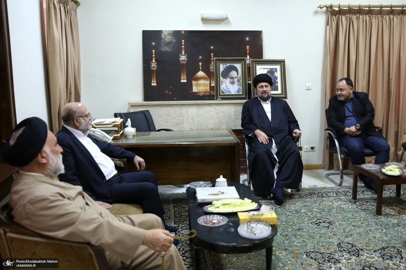 دیدار آصف لقمان قاضی، مدیر امور بین‌الملل جماعت اسلامی پاکستان با سید حسن خمینی