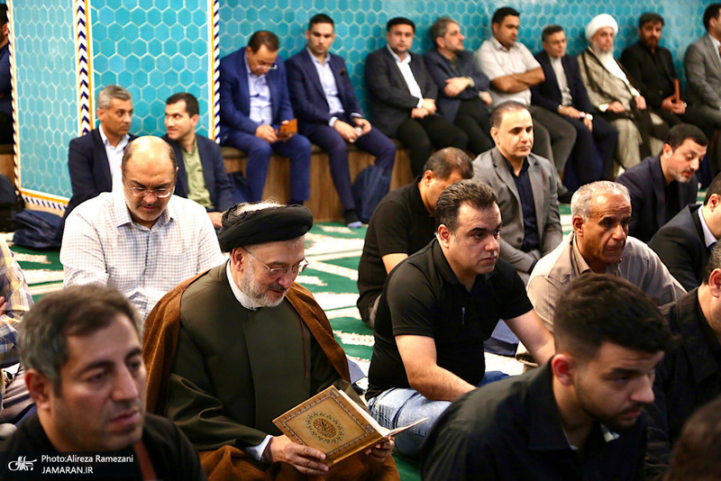 مراسم ختم برادر مرحوم آیت الله هاشمی رفسنجانی (ره)