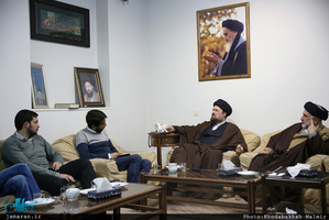 دیدار اعضای شورای مرکزی انجمن اسلامی دانشجویان دانشگاه تهران و علوم پزشکی تهران با سید حسن خمینی