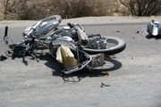 فوت راکب موتورسیکلت در سانحه رانندگی در محور ساروق